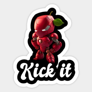 Kick it - design Sticker